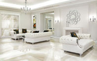 piastrella per pavimento di sguardo del marmo 3d, mattonelle beige 1200x600 millimetro della porcellana dell'agata