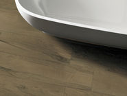 Dimensione di legno della piastrella per pavimento ceramica 150x900mm di sembrare di sguardo della porcellana delle mattonelle di colore di legno pulito facile del caffè