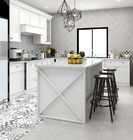 3d piastrella per pavimento ceramica di marmo in bianco e nero di sguardo 600x600