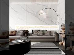 Elevata Resistenza ai Graffi e Facile Manutenzione con Piastrelle per Pavimenti in Ceramica per Interni