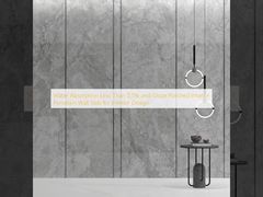 Assorbimento d'acqua inferiore allo 0,5% e lastra per rivestimento interno in porcellana smaltata e levigata per interior design