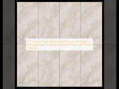 LC Payment Team Piastrella in gres porcellanato effetto marmo Rettangolo beige Elevata durabilità Adatto per edifici pubblici e privati