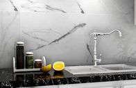 Piastrelle per pavimento di marmo artificiali della cucina di effetto 24&quot; X 24&quot; dimensione bianca di lusso di colore 600x600mm di Carrara di dimensione