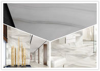 Colore di marmo di beige delle mattonelle della porcellana di sguardo del salotto resistente all'uso