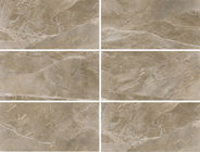 Resistente chimico di sguardo di colore di Brown delle piastrelle per pavimento di marmo del bagno