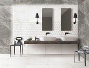 Mattonelle della porcellana di Carrara, parete del salone della cucina e piastrelle per pavimento di marmo bianche