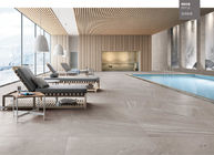 Mattonelle di 600*600 Grey Rectangle Cement Look Porcelain per la piscina Matt dell'interno