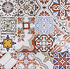 Piastrelle per pavimento della piastrella di ceramica della decorazione 600x600 della parete di colore della miscela