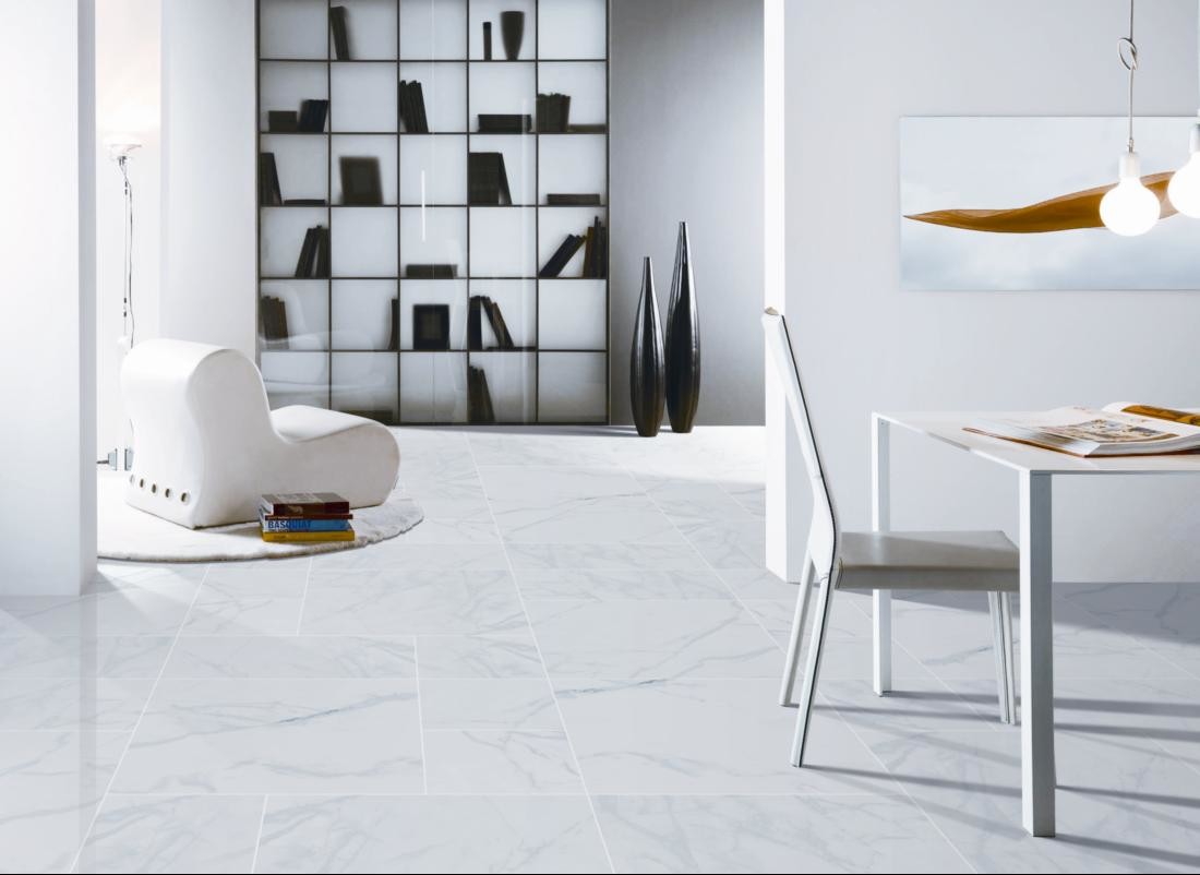 Mattonelle lustrate della porcellana di ampio formato, piastrelle per pavimento ceramiche di effetto di marmo