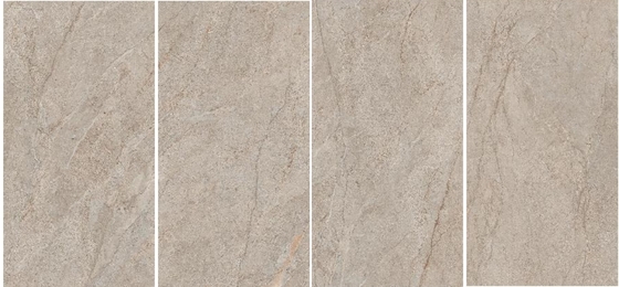 La lastra di pietra dorata del marmo di colore di Brown piastrella le piastrelle per pavimento lucidate del granito
