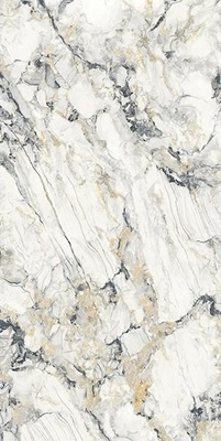 Resistenza alla compressione delle mattonelle della lastra della porcellana del marmo dell'oro bianco di 6mm OCEANO ARTICO