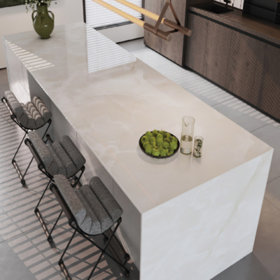 Piastrella in porcellana effetto marmo smaltato per design pavimenti e rivestimenti Grigio Lastra
