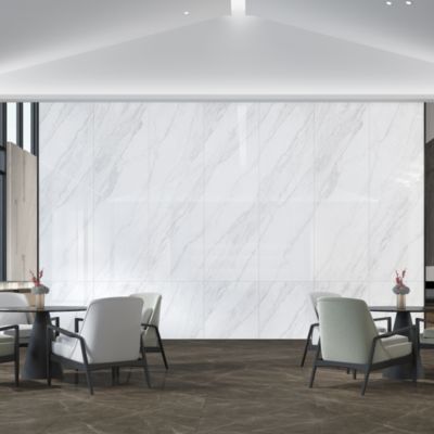 Modern Simple Style Indoor Porcelain Tiles with 4 Patterns and Glossy/Matte Finish in 800x2600mm Size