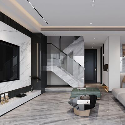 Piastrelle di cemento di porcellana lucidata cucine adatte che offrono prestazioni durature e un aspetto elegante per gli spazi interni