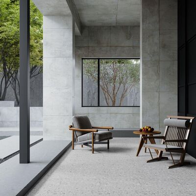 Tela di porcellana di superficie lucidata Tessitura liscia che offre eccezionale resistenza e finitura liscia per le applicazioni di pavimenti