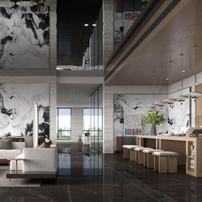 Piastrella in gres porcellanato dall'aspetto marmorizzato, facile da pulire e resistente, ardesia in gres porcellanato per pareti che combina resistenza ed eleganza estetica marmorizzata