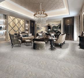 Mattonelle leggere di Grey Stone Look Porcelain Floor, piastrelle per pavimento rustiche 600*600mm