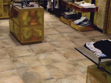 piastrella di ceramica di sguardo del cemento di dimensione di 60x60 cm meno di 0,05% tassi di assorbimento