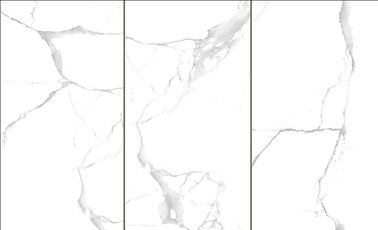 la porcellana dell'interno di spessore di 10mm piastrella il colore bianco eccellente dei pannelli di parete della doccia