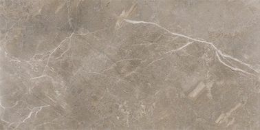 Resistente chimico di sguardo di colore di Brown delle piastrelle per pavimento di marmo del bagno