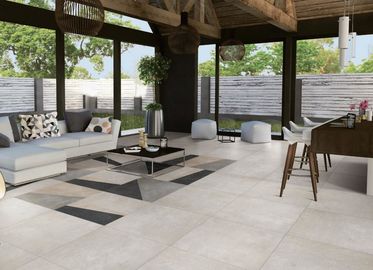Mattonelle bianche di colore del salone della porcellana di dimensione moderna antisdrucciolevole rustica delle mattonelle 300X300 millimetro 600x600 millimetro