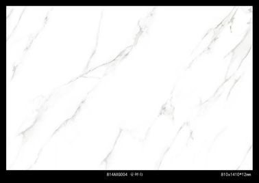 le mattonelle di marmo della porcellana di sguardo di 81*141cm hanno lustrato le mattonelle bianche della porcellana del marmo di Calacatta Carrara