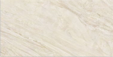 Colore beige lucidato di anti slittamento della piastrella per pavimento della porcellana del salone in azione