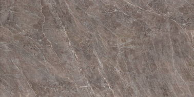 Brown di lusso colora i grandi pollici 36*72 di sguardo delle mattonelle di marmo della porcellana per il salone