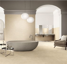 La Cina Matte Finish Modern Porcelain Tile per la decorazione della piastrella per pavimento di colore della crema della Camera 600*600mm