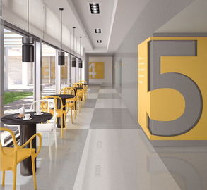 64' dimensione del progetto di X128 grande piastrella le grandi mattonelle di Grey Modern Porcelain Wall /Floor di formato della lastra