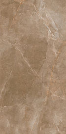 Prezzo di marmo lucidato lustrato villa 1200x2400mm delle piastrelle per pavimento ceramiche della porcellana delle mattonelle di sguardo di Brown