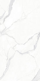 Mattonelle di marmo di sguardo, mattonelle moderne bianche economiche della porcellana di Carrara di assicurazione di qualità per la pavimentazione della parete